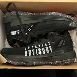 Mens Dame 7 EXTPLY Opponent Advisory Basketball shoes Black Size 10 1/2